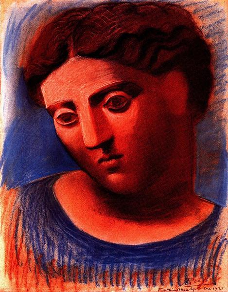 Pablo Picasso Head Of Woman Tete De Femme Portrait Neoclassicism